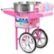 Olde Midway Cotton Candy Machine Cart, SPIN-2000 Electric Candy Floss Maker, Commercial-Grade